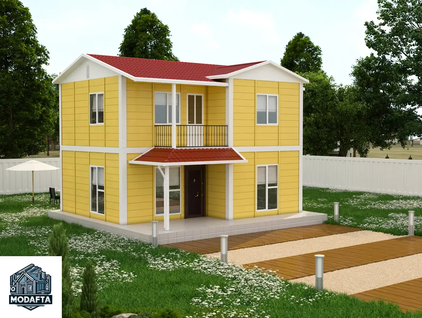 Prefabrik Konut 100 m²