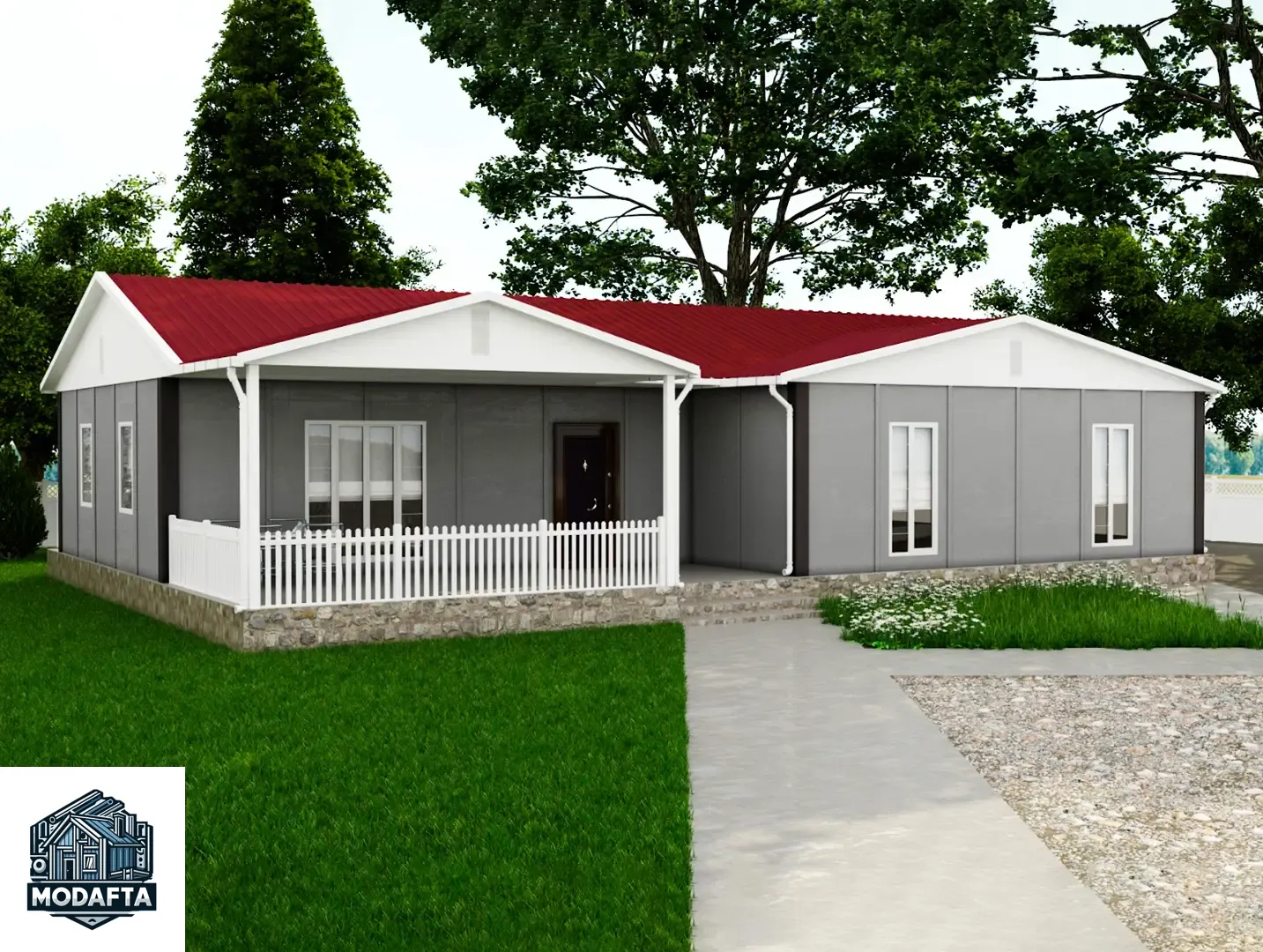 149 m² Prefabrik Ev