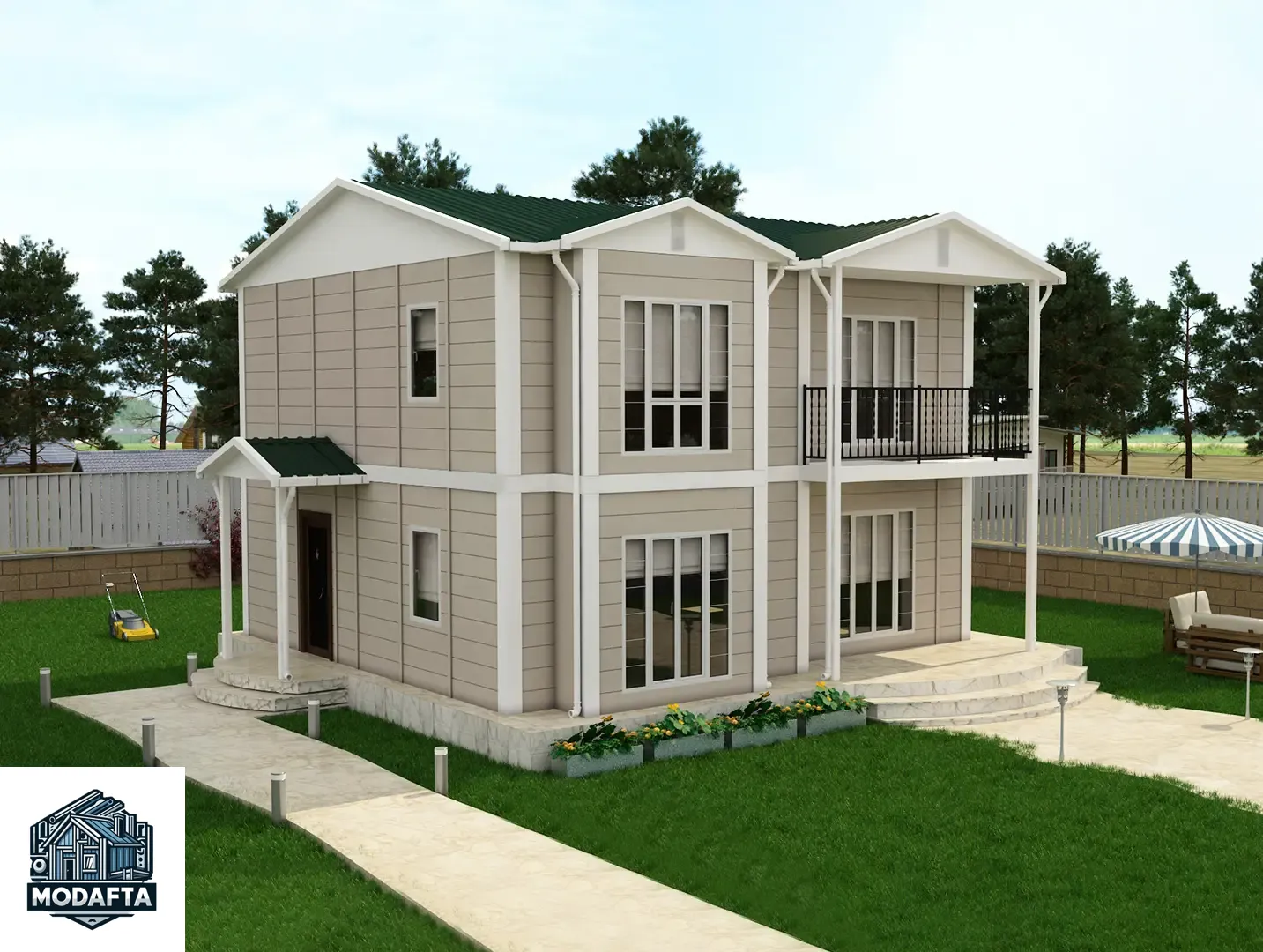 Prefabrik Konut 136 m²